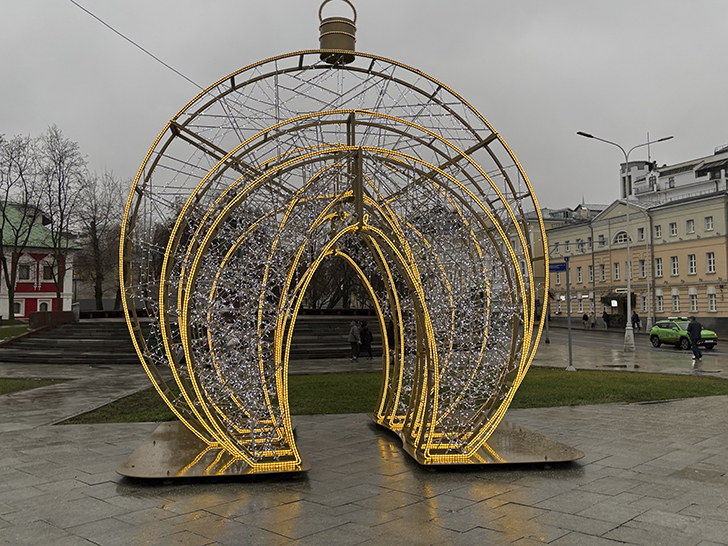 Прогулка от «Третьяковской» до «Кропоткинской» (фото Олег Д., декабрь, 2025)