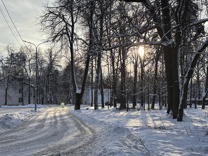 Зимняя прогулка по Майданово в Клину (фото Олег Д., январь, 2026)