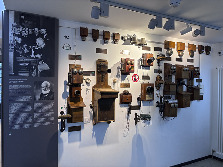 Музей истории телефона в Москве (фото Олег Д., февраль, 2026)