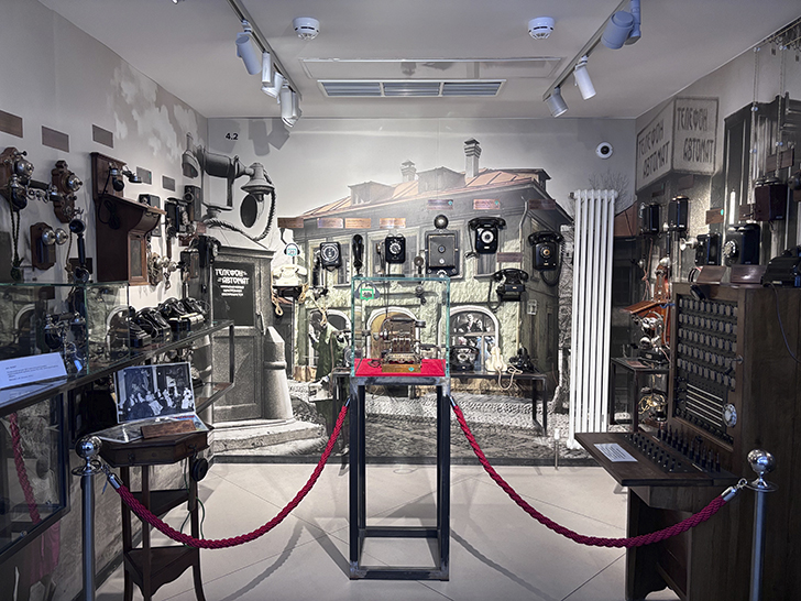 Музей истории телефона в Москве (фото Олег Д., февраль, 2026)