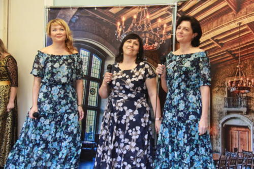 Концерт вокального коллектива «Соло» в Высоковской городской библиотеке (фото В.Кузьмин, август, 2021)