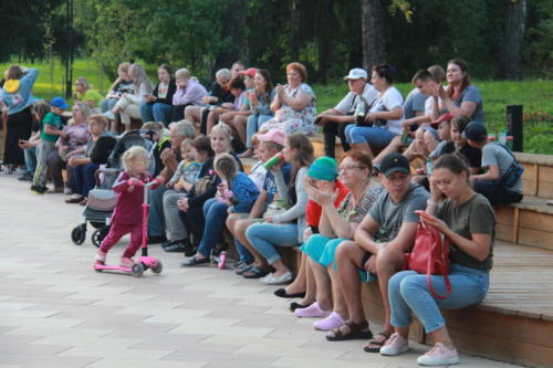Концерт группы «Лаборатория дождя» в «Зелёном театре» города Высоковск (фото В.Кузьмин, август 2021)